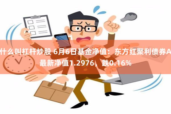 什么叫杠杆炒股 6月6日基金净值：东方红聚利债券A最新净值1.2976，跌0.16%