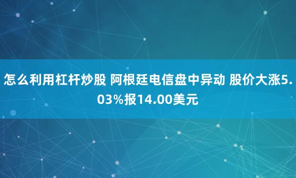 怎么利用杠杆炒股 阿根廷电信盘中异动 股价大涨5.03%报14.00美元