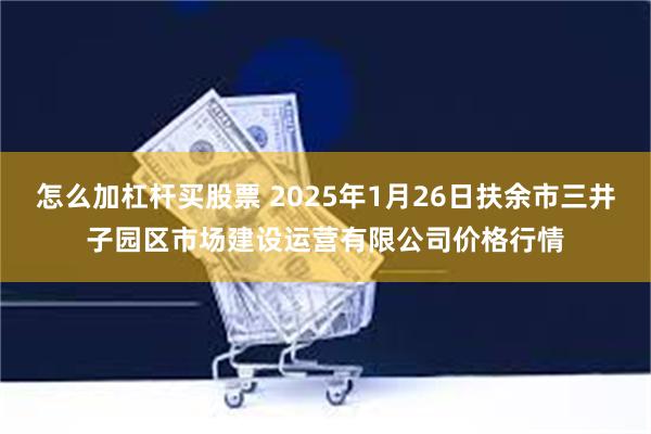 怎么加杠杆买股票 2025年1月26日扶余市三井子园区市场建设运营有限公司价格行情